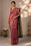 Hiyara Kanjivaram Pink Saree