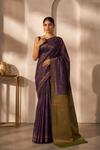 Padma Kanjivaram Blue Saree