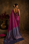 Anshu Kanjivaram Pink Saree