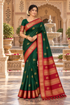 Poonam Green Kanjivaram Saree