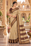Deepika Ashmaroon Kanjivaram Saree