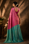 Amani Kanjivaram Pink Saree