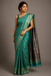 Kethu Kanjivaram Seagreen Saree