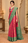 Rakul Darkpink Dharmavaram Saree