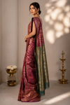Hiyara Kanjivaram Pink Saree