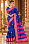 Bebo Royalblue Kanjivaram Saree
