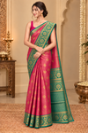Rakul Darkpink Dharmavaram Saree