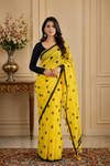 Seersha Yellow Khadi Saree