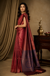 Prerana Kanjivaram Red Saree