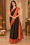 Puja Black Kanjivaram Saree