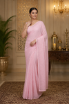 Mandara Jimmy Choo Soft Pink Saree