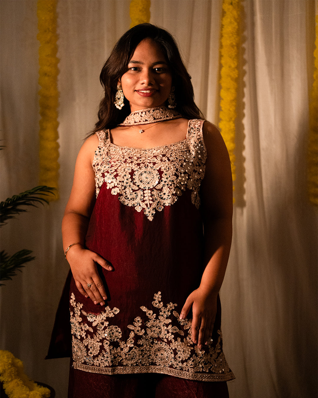 Loria Wine Sharara Set 3-Piece