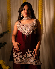 Loria Wine Sharara Set 3-Piece