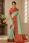 Reshu Kanjivaram  Pure Silk Saree