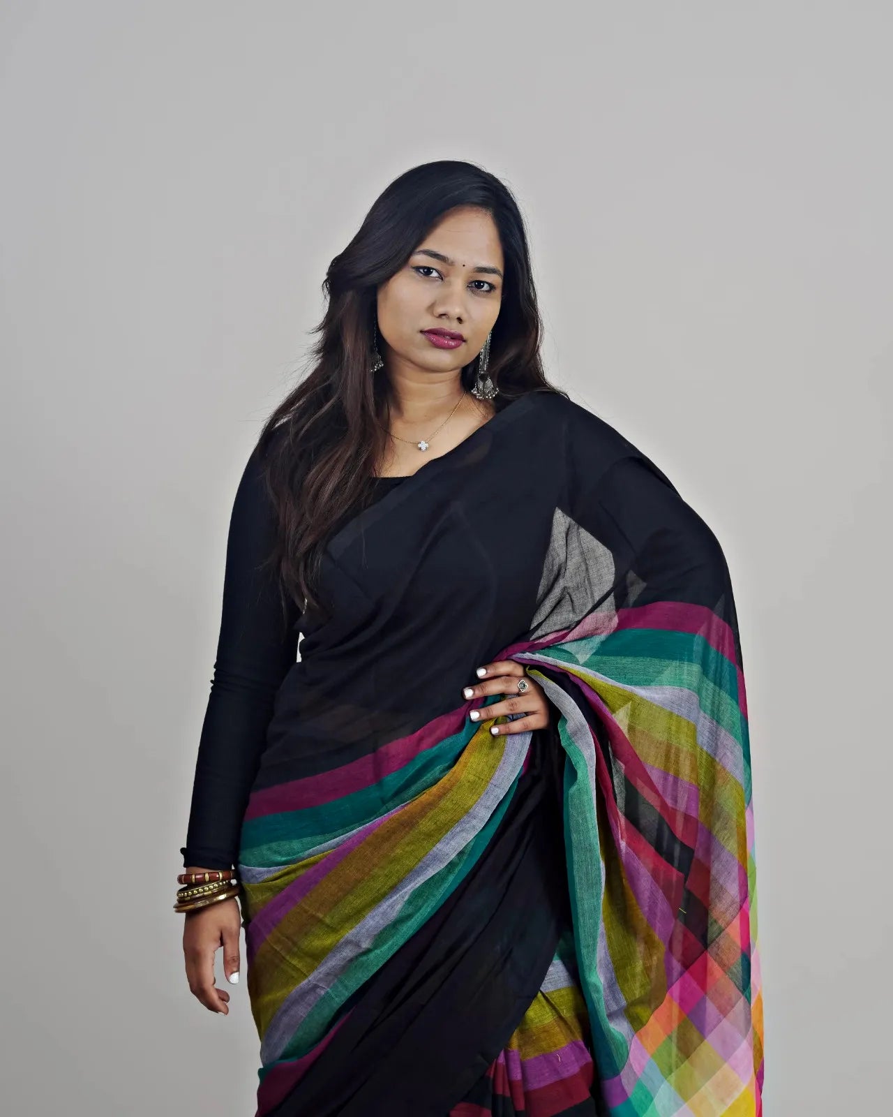 Rithu Multi Khadi Saree