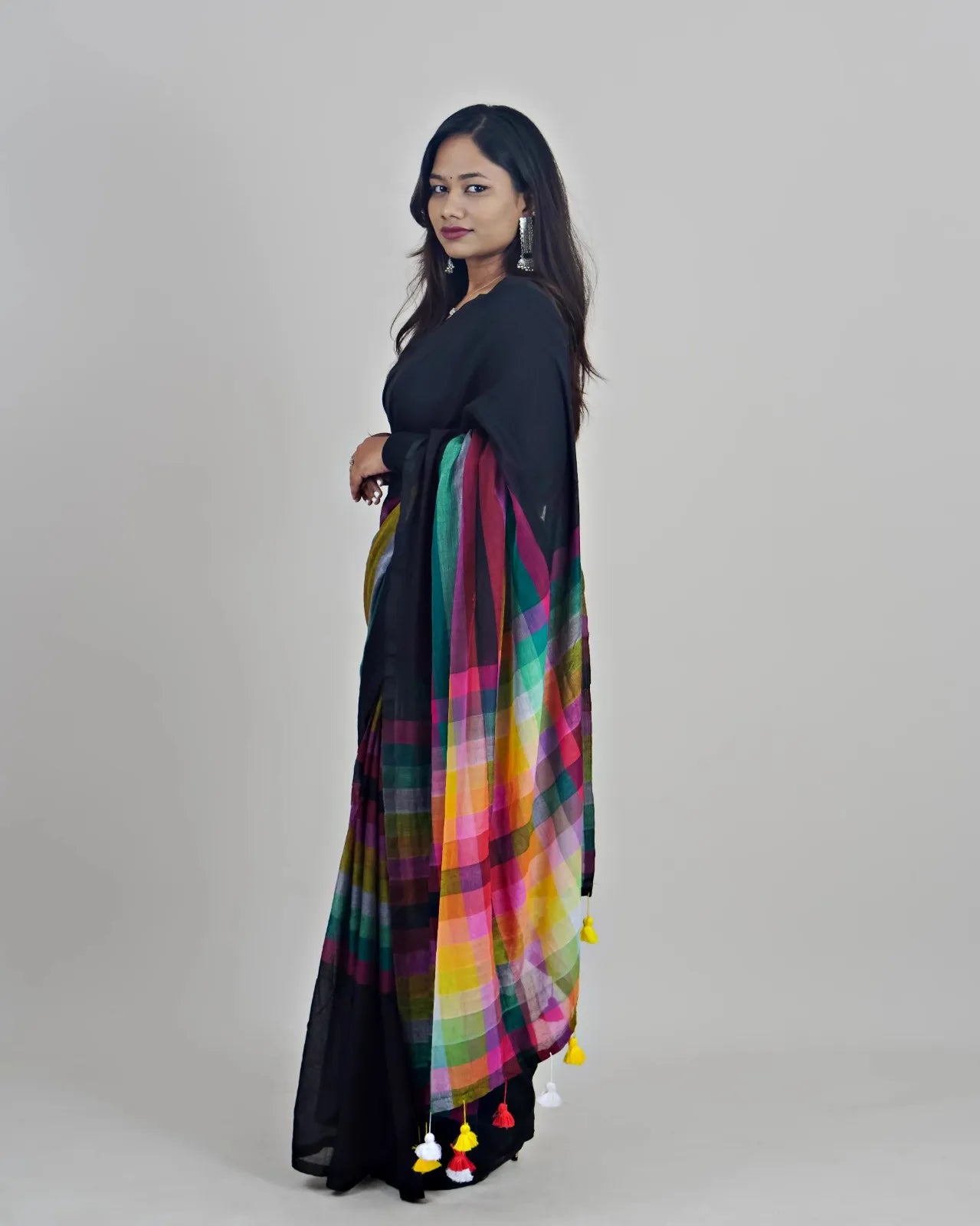 Rithu Multi Khadi Saree
