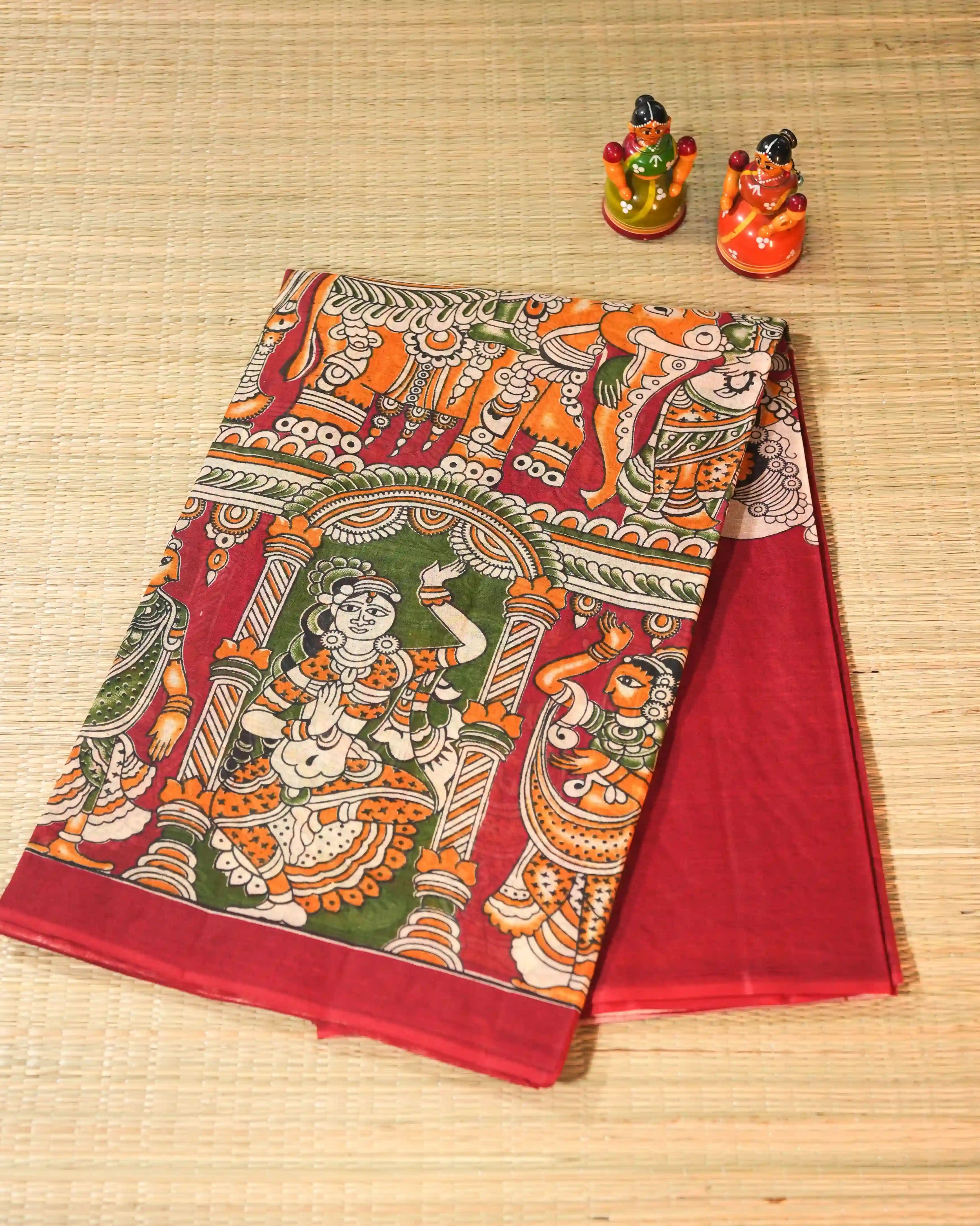 Rushi Kalamkari Cotton Saree