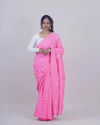 Sakhi Pink Khadi Saree