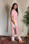 Sanvi Handblock Cotton Kurti & Pant Set