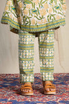Tulsi Handblock Cotton Kurti & Pant Set